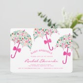 Parapluie Baby Sprinkle Invitation (Debout devant)