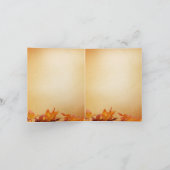 Parapluie de feuilles d'automne Carte de douche de (Intérieur)