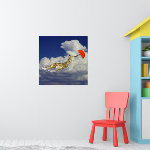 Parapluie Girafe Fantaisiste Affiche Emporte-Moi