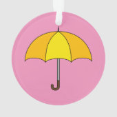 Parapluie jaune (dos)