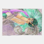 Parapluie Lady Serviette de cuisine (Horizontal)