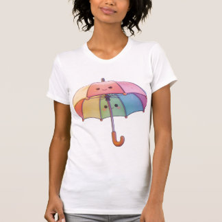 Parapluie Mignon Kawaii T-Shirt pour Femme