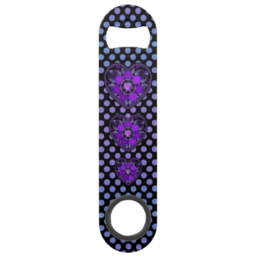 Parapluie violet & coeurs .7 (Dos)