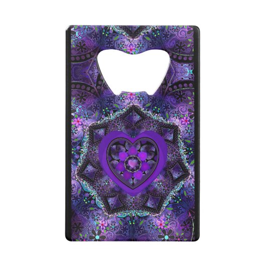 Parapluie violet & coeurs .7 (Devant)