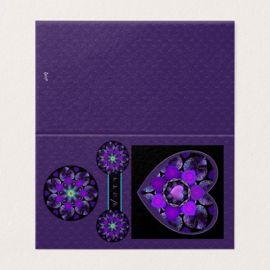 Parapluie violet & coeurs .7 (Outside Unfolded)