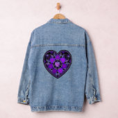 Parapluie violet & coeurs.7 (Hangar)