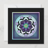 Parapluie violet & coeurs .7 carte blanche (Devant)