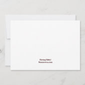 Parapluie Yellow & Rose Baby Shower Invitations (Dos)