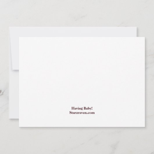 Parapluie Yellow & Rose Baby Shower Invitations (Dos)