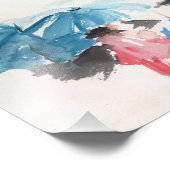 Parapluies aquarelles originales Photo Imprimer (Coin)