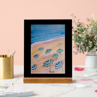 Parapluies de plage aquarelle