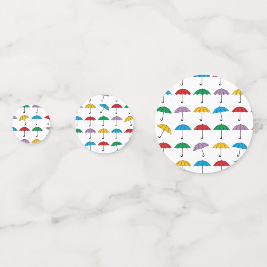 Parapluies en pluie Confetti (Derrière)