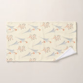 Parapluies et feuillage d'automne (Serviette à main)