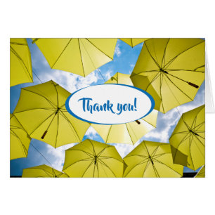 Parapluies Jaunes Soleil Lumineux