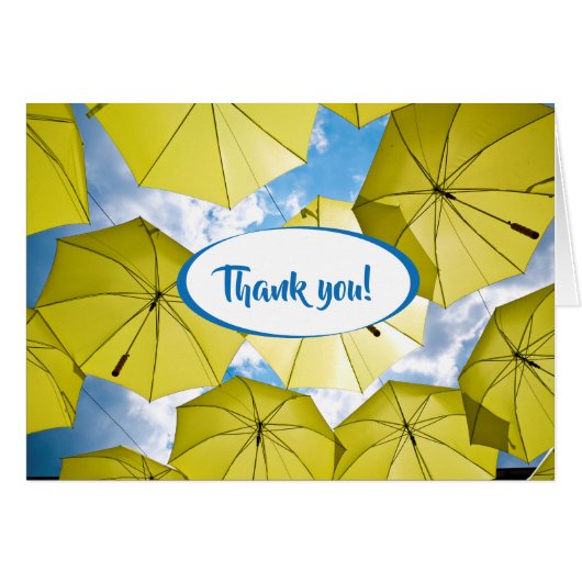 Parapluies Jaunes Soleil Lumineux (Devant horizontal)