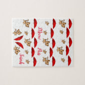 Parapluies rouges Chats Jigsaw Puzzle Daisy (Horizontal)