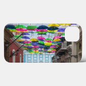 Paraplu's boven San Juan Streets en Mansion Case-Mate iPhone Case (Achterkant (horizontaal))