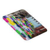 Paraplu's boven San Juan Streets en Mansion Magneet (Rechterzijde)