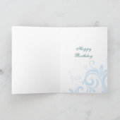 Paraplu's - de Kaart van de Verjaardag Renior (Binnen)