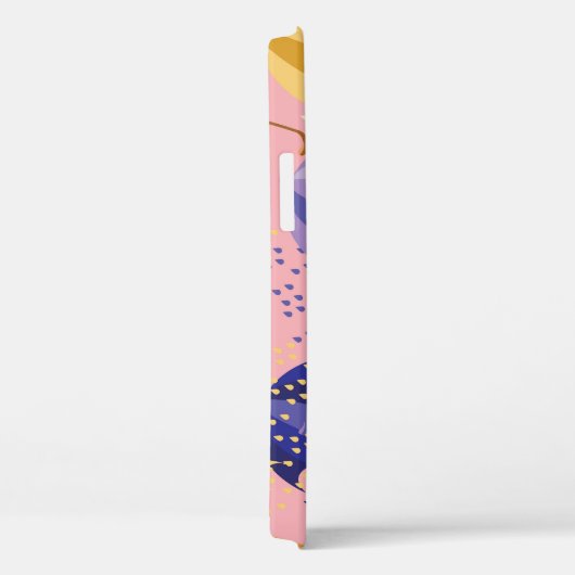 Paraplu's, druppels, kleurrijk naadloos motief. Case-Mate iPhone case (Achterkant / Rechts)