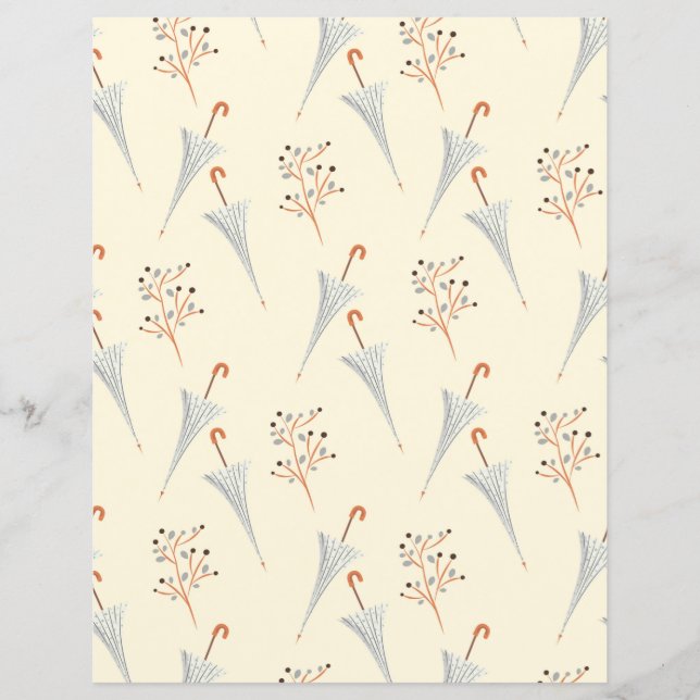 Paraplu's en loof (Voorkant)