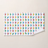 Paraplu's in de regen bad handdoek (Handdoek)