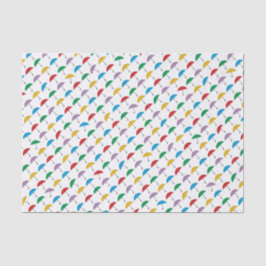 Paraplu's in regenpapier tissuepapier