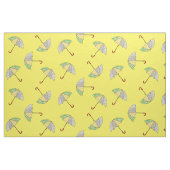 Paraplu's Op Gele Stof (Fat Quarter)