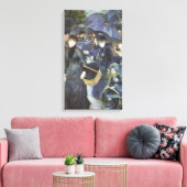 Paraplu's van Pierre Renoir,  impressionisme Canvas Afdruk (Insitu (Woonkamer))