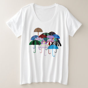 Paraprellas Women's Plus Size-T-shirt Grote Maat T-shirt