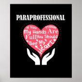 Paraprofessional als je denkt dat mijn handen vol  poster (Voorkant)