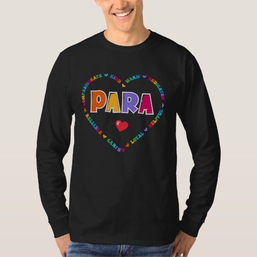 Paraprofessional Appreciation Week Back to School  T-shirt (Voorkant)