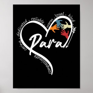 Paraprofessional Graphic T - shirts Topjes terug n Poster