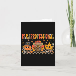 Paraprofessional Herfst Team Parapro Onderwijzer B Kaart