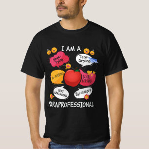 Paraprofessional in het leven veranderen - Para Sq T-shirt