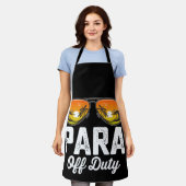 Paraprofessional op de laatste schooldag schort (Gedragen)