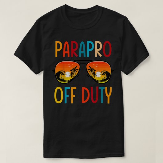 Paraprofessional Rela Spring Beach of Duty Break T-shirt (Design voorkant)