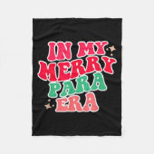 Paraprofessional Shirt, In My Para Era, Christmas Fleece Deken (Voorkant)