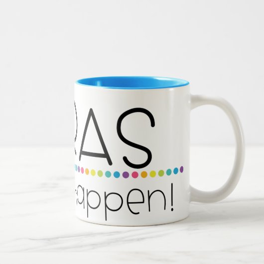Paraprofessionals zorgen ervoor dat het gebeurt Mo Tweekleurige Koffiemok (Rechts)