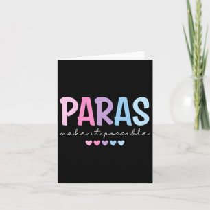 Para's maken het mogelijk Heart Para Paraprofessio Kaart