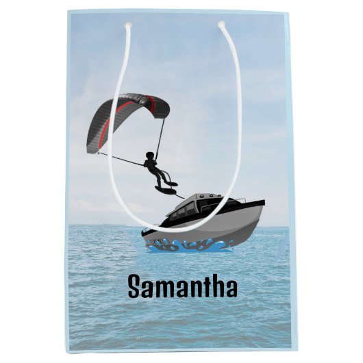 Parasailing design medium cadeauzakje (Voorkant)