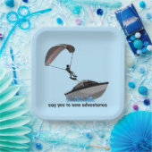 Parasailing design papieren bordje (Feest)