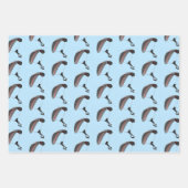Parasailing Design Wrapping Papiervellen Inpakpapier Vel (Voorkant)