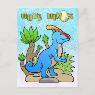 parasaurolophus briefkaart