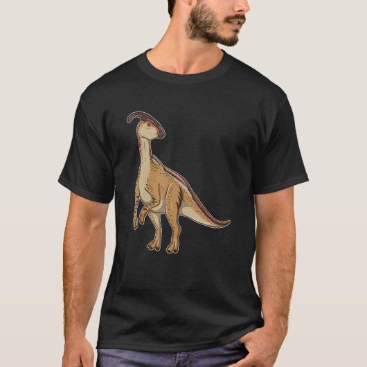Parasaurolophus Dinosaur  Ancient Saurian T-shirt (Voorkant)