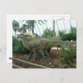 Parasaurolophus Dinosaur Briefkaart (Voorkant / Achterkant)