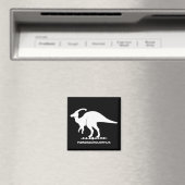 Parasaurolophus dinosaurus silhouet magneet (Insitu (Vaatwasser))