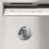 Parasaurolophus Sketch Magneet (Insitu (Vaatwasser))