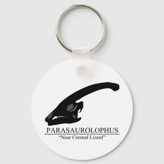 Parasaurolophus Skull Sleutelhanger (Voorkant)