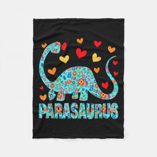 Parasaurus Paraprofessional Paraeducator Dinosaur Fleece Deken (Voorkant)
